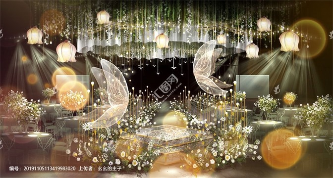 森系婚禮效果圖