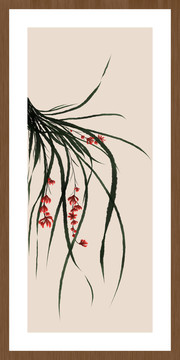 蘭花葉