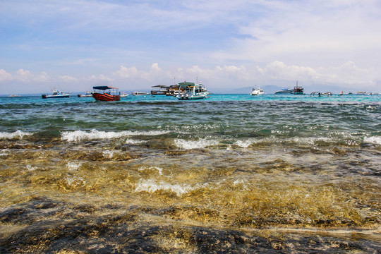 印度尼西亚蓝梦岛海滩