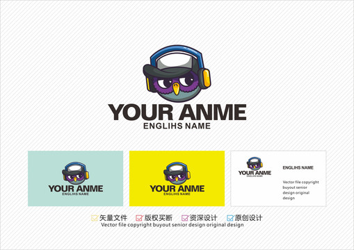 貓頭鷹Dlogo