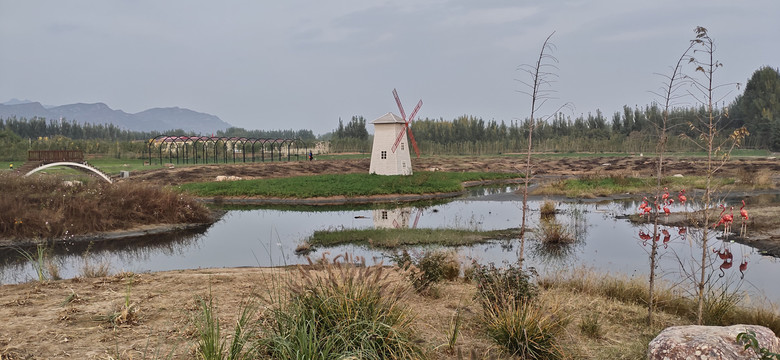 小河与小房