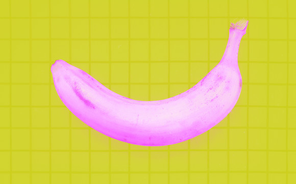 一根粉红香蕉