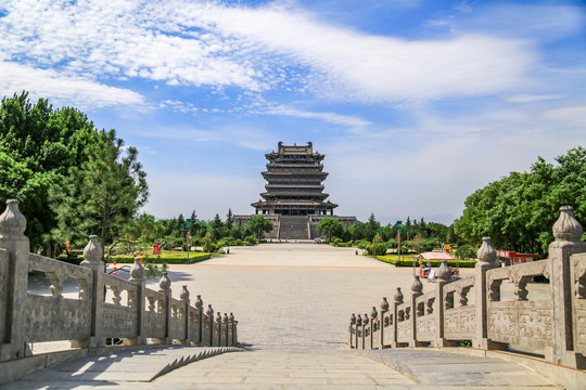 山西永济鹳雀楼