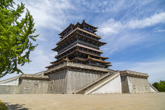 山西永济鹳雀楼