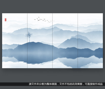 水墨背景墻