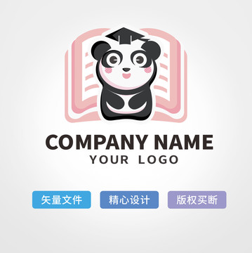 熊猫阅读logo