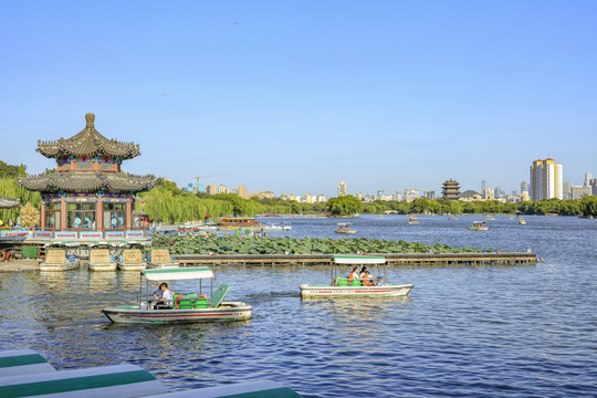 济南大明湖风光