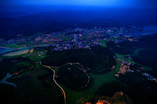 合浦曲樟乡客家土围城风光