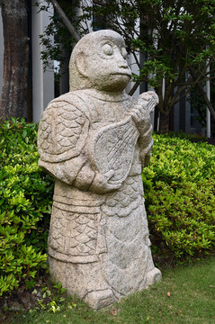 生肖猴石雕