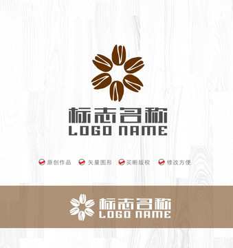 干果标志米字符号LOGO