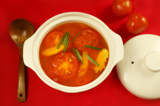 番茄汤火锅锅底