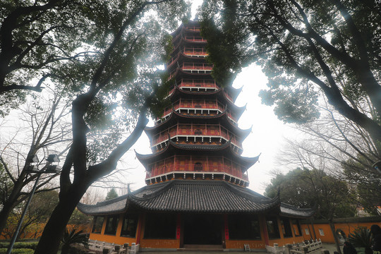 苏州盘门景区瑞光塔瑞光寺塔