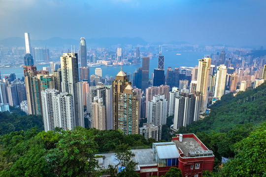 香港太平山全景