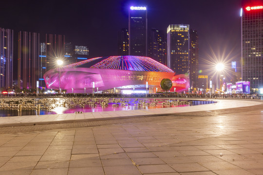 大连国际会议中心夜景