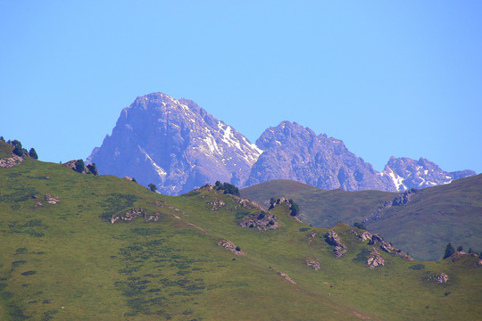 青海海北祁連卓爾山