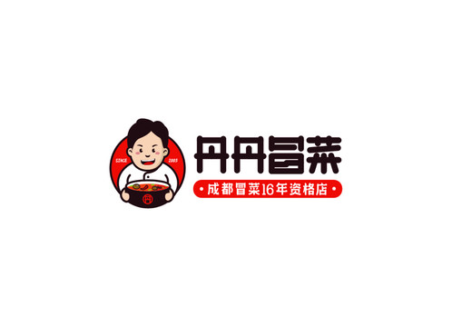 矢量餐飲人物卡通logo設(shè)計(jì)