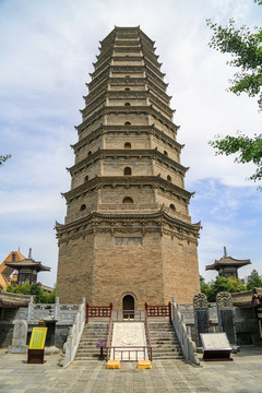 扶风法门文化景区法门寺真身宝塔