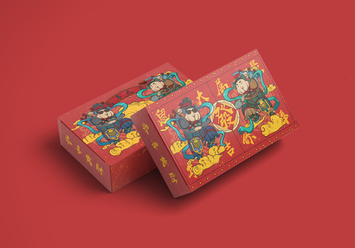 新年鼠年禮盒包裝