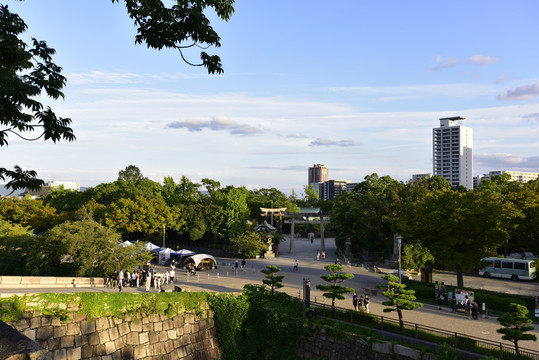 日本大阪城公园风景