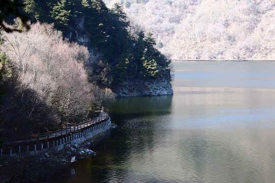 青海黄南循化孟达天池秋景