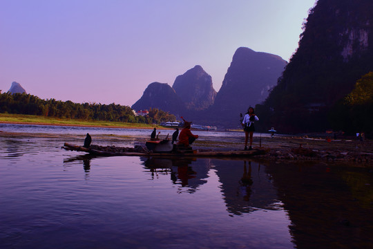 桂林阳朔山水山峰