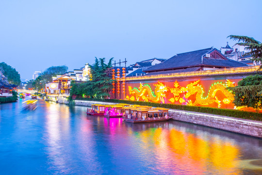 秦淮河夜景