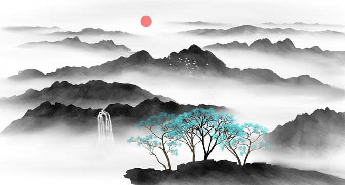 國畫山水