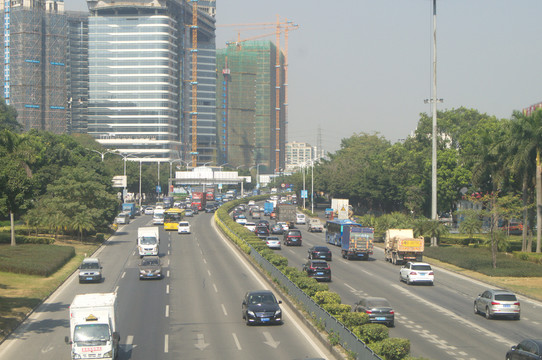 107国道深圳西乡路段