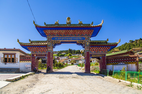 甘南碌曲郎木寺赛赤寺