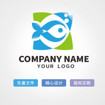 鱼logo