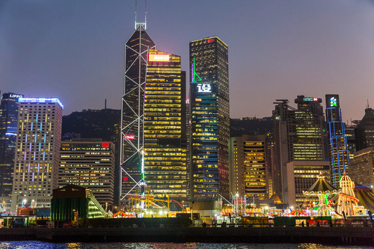 维多利亚港夜景