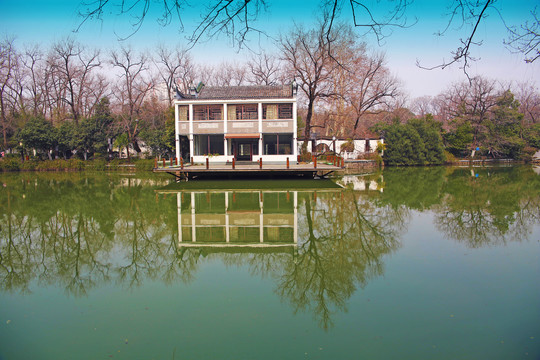 合肥包河公園浮莊