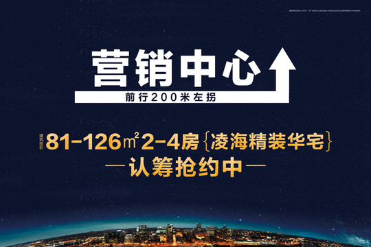 地產(chǎn)指示牌