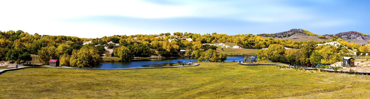 公主湖全景