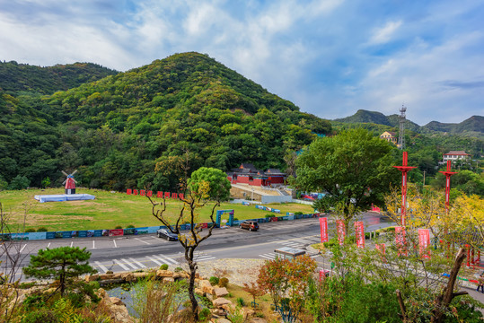 博山姚家峪禹王山居广场