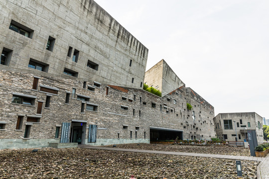 宁波博物馆外墙