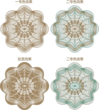原創(chuàng)普通防偽團花