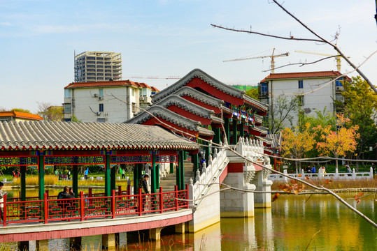中式風(fēng)雨橋