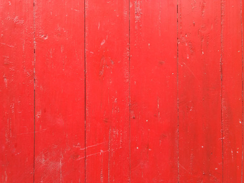 红漆木板