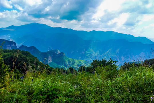 灵山黄草梁风景区门头沟国家步道