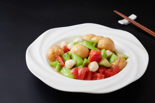 炒豆泡1