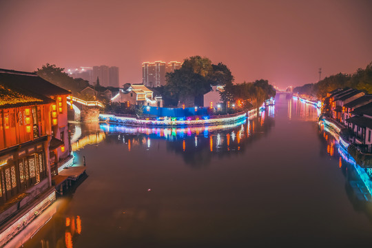 无锡清名桥夜景