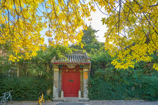 北京四合院大门