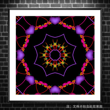 彩色立體裝飾畫