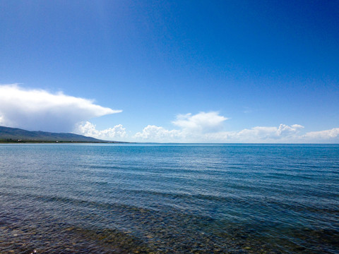 蓝色青海湖