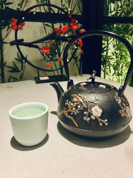 中式铁壶茶具