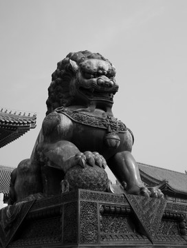 故宫狮子雕像