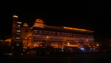 郑州古玩城夜景