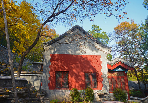 北京大觉寺秋景