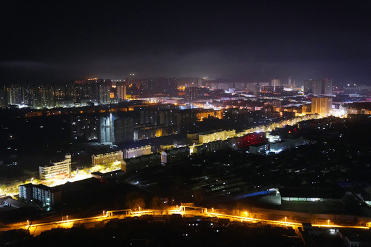 夜晚中的城市